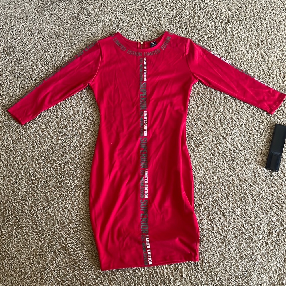 Red fox dress medium